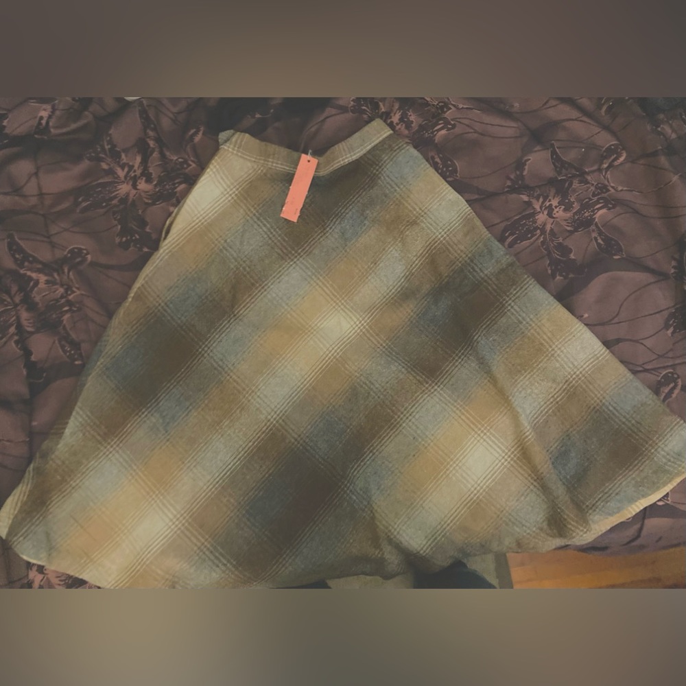 Vintage Wool Plaid Skirt Jr size 3